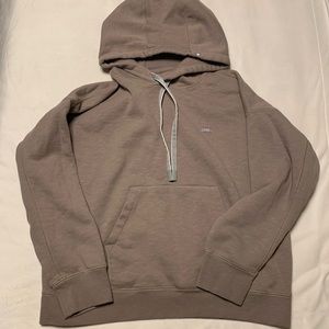 Womens Figs XL hoodie dark fawn